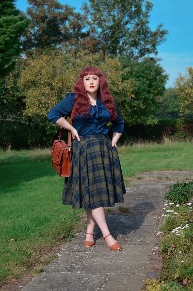 Miss Amy May Models the Noisette Dorian flats by Charlie Stone Shoes for review