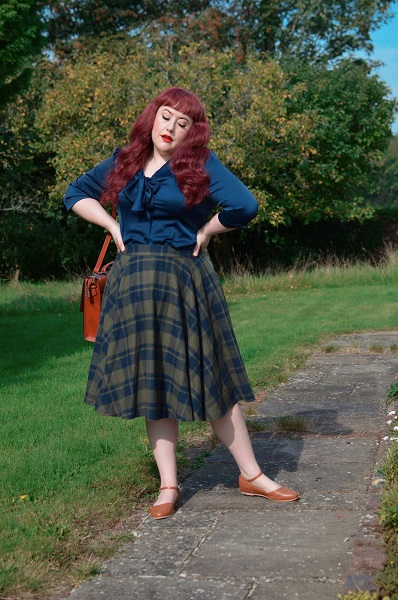 Miss Amy May Models the Noisette Dorian flats by Charlie Stone Shoes for review