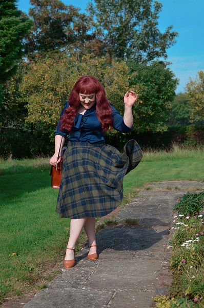 Miss Amy May Models the Noisette Dorian flats by Charlie Stone Shoes for review