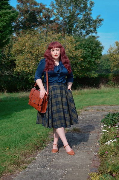 Miss Amy May Models the Noisette Dorian flats by Charlie Stone Shoes for review