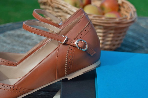 Miss Amy May Models the Noisette Dorian flats by Charlie Stone Shoes for review